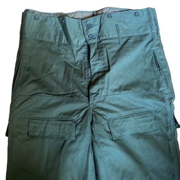 Vintage Czech Military Insulated/Lined Field Pants OD Green XL NEW - Picture 2 of 9